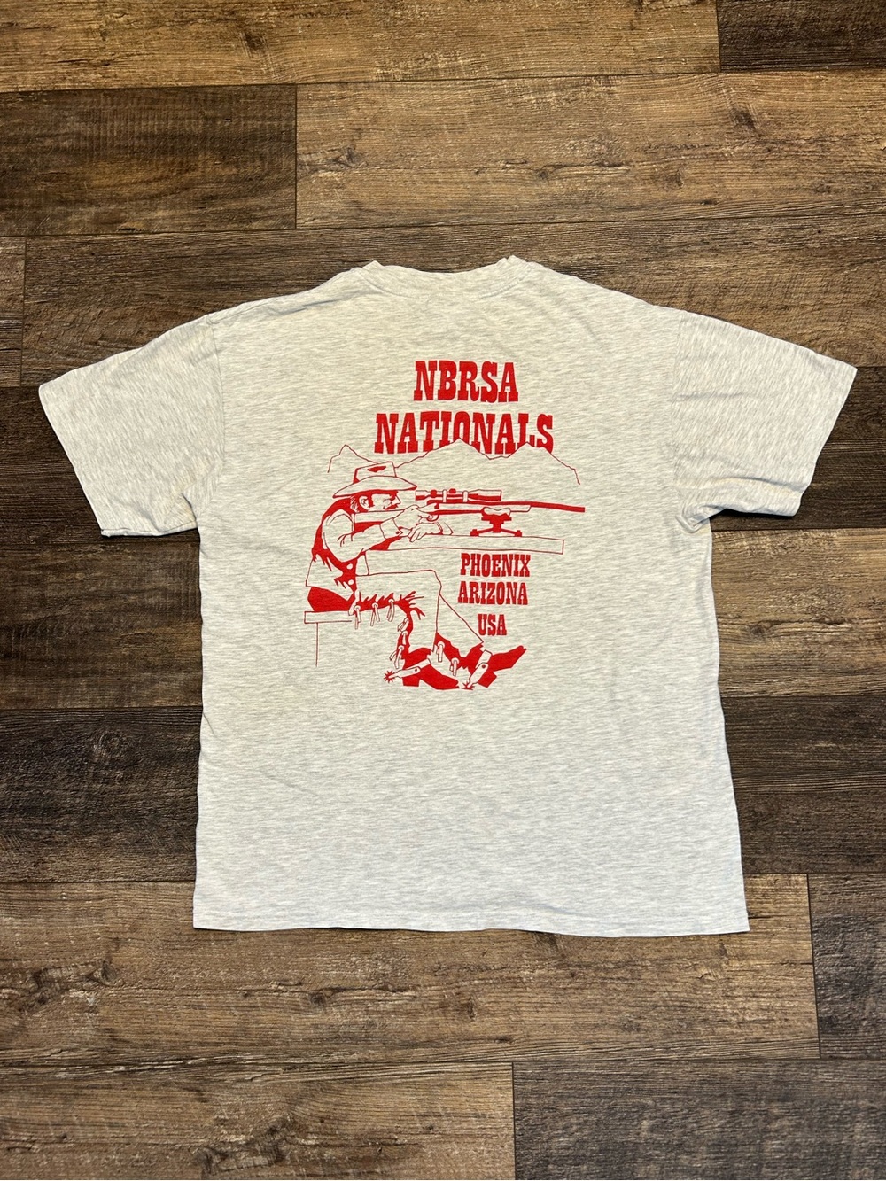 Vintage 90s NBRSA Nationals Shooting Championship T • Phoenix Arizona • Men’s L